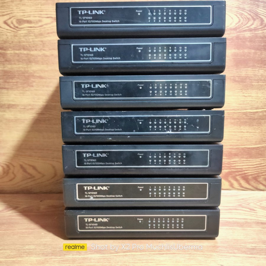 switch hub 16 port TP-Link tl-sf1016d - tp link 16port ethernet hitam