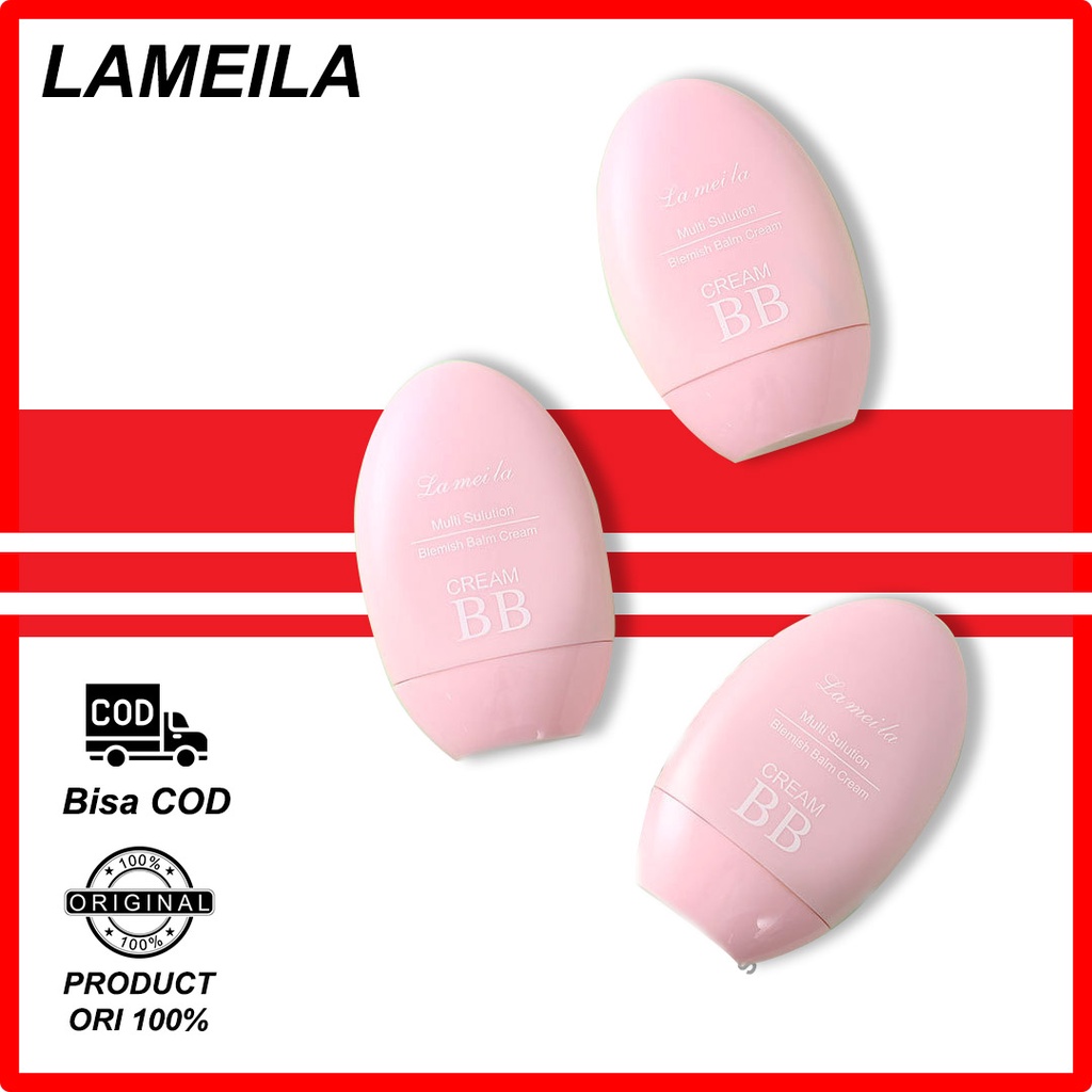 LAMEILA BB Cream Super Moisturizing Liquid Foundation Waterproof Tahan Lama Kosmetik Make Up Wajah Cantik LA060