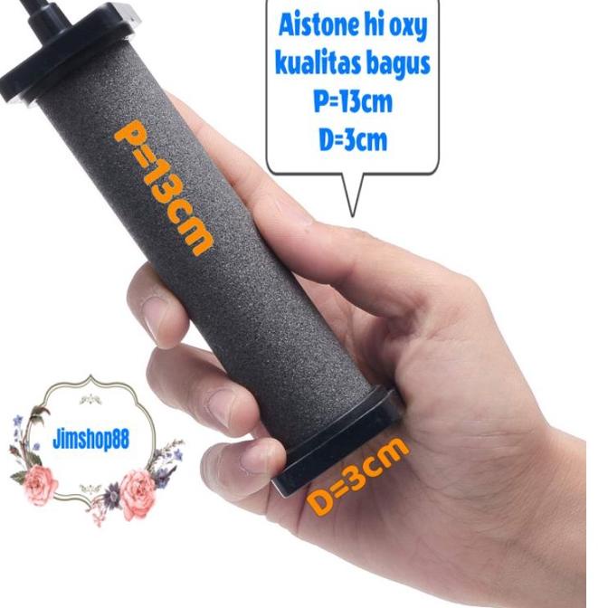 ✔✔SALE✔✔  batu aerator / gelembung udara silinder HI OXY p=13cm d=3cm kualitas bagus.