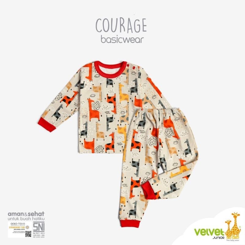 Velvet Courage Setelan Oblong Panjang Big Size