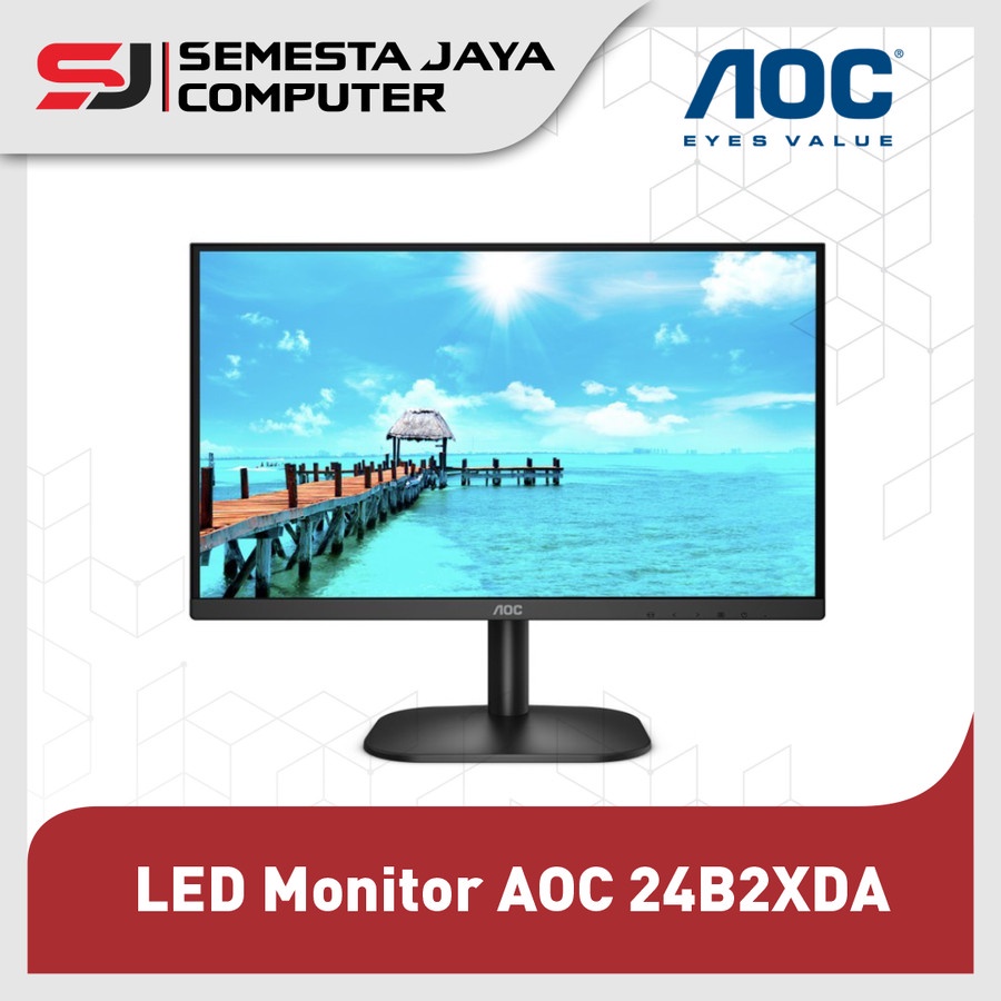 LED Monitor AOC 24B2XDA IPS Full HD 4ms 75hz Speaker FRAMELESS