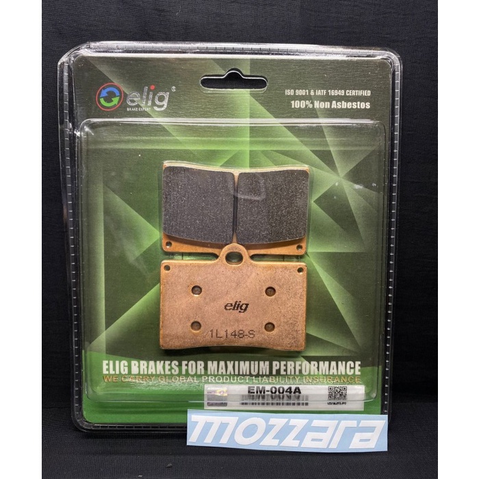 Elig Kampas Rem Brembo 4P Sintered / Kampas Rem Vespa