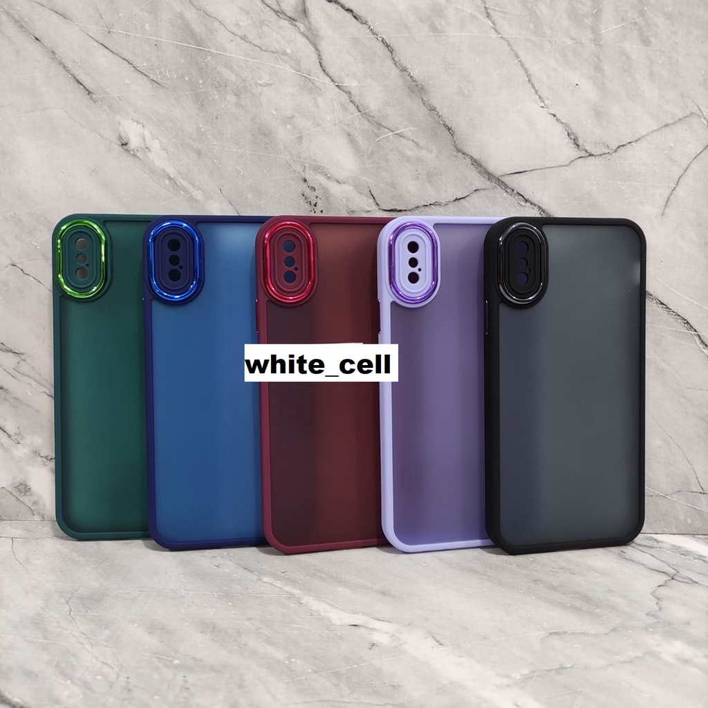 CASE DOVE HYBRID CHROME SOFT CASE FOR IP X IP XS IP XS MAX IP XR WHITE_CELL