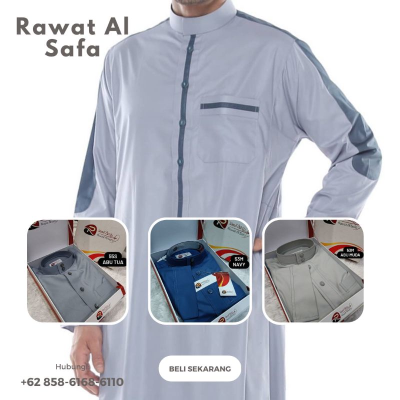 Jubah Rawat Al Safa Original Saudi Dewasa
