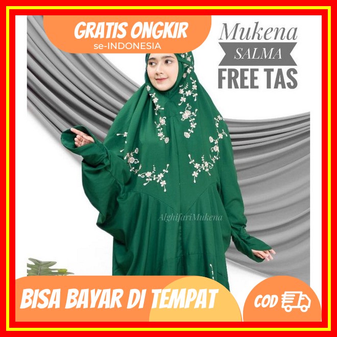 Mukena Dewasa Terbaru 2022 2023 Rukuh Remaja Lajuran Tebal Terusan Parasut Jumbo Mewah Elegan Murah 