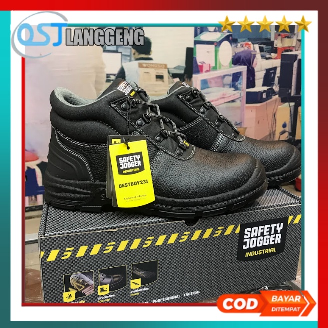 Sepatu Safety Pria Merk Safety Jogger BEST BOYS3 - Safety Shoes Jogger Original