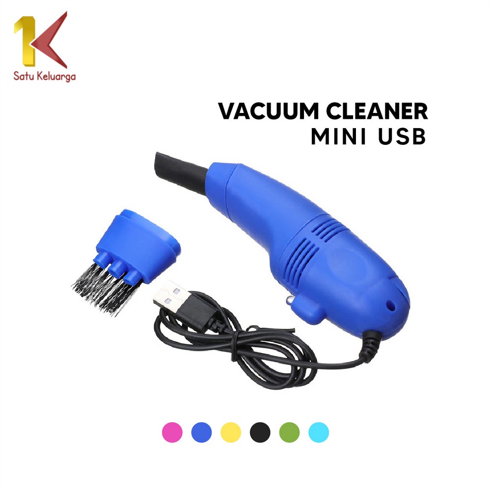 Satu Keluarga Vacum Cleaner Keyboard Laptop Mini USB Portable C809 Brush Cleaner Laptop Computer PC 