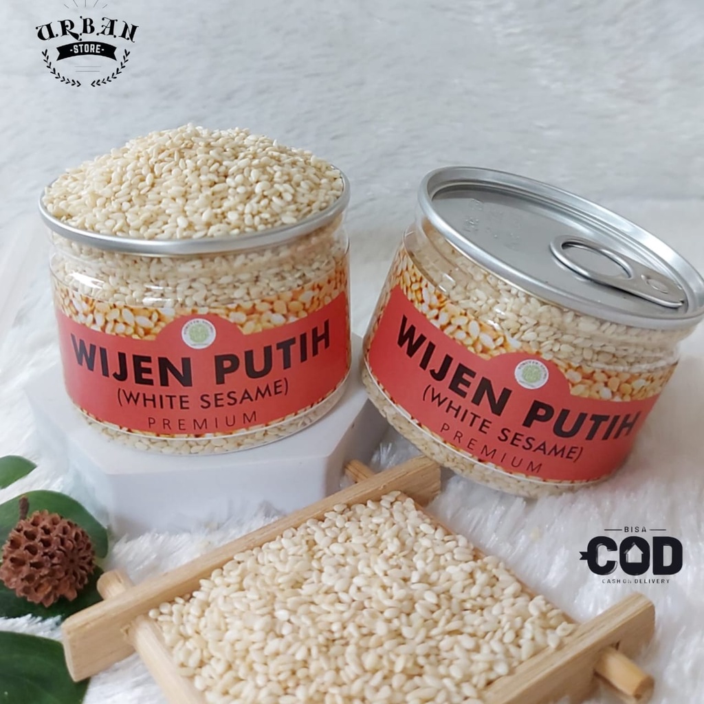 

Can - Wijen Putih Natural White Sesame Kualitas Premium