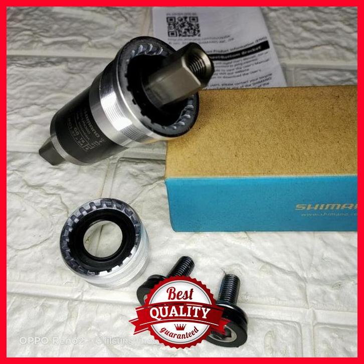 (LILS) BB AS TENGAH KOTAK BEARING 113 SHIMANO UN300 113MM PLUS 2 BH BAUT