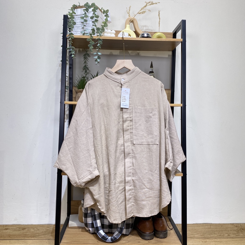 Atasan Wanita Tamara Blouse Linen Crinkle Premium