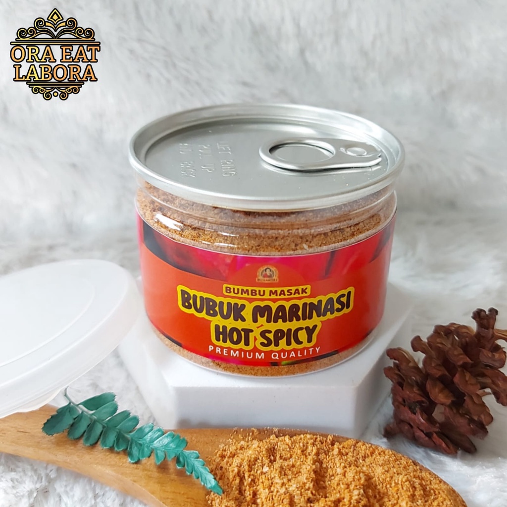 

Can Rempah Bumbu Marinasi Pedes Chicken Marinade Spicy Powder Kualitas Premium - Ora Eat Labora