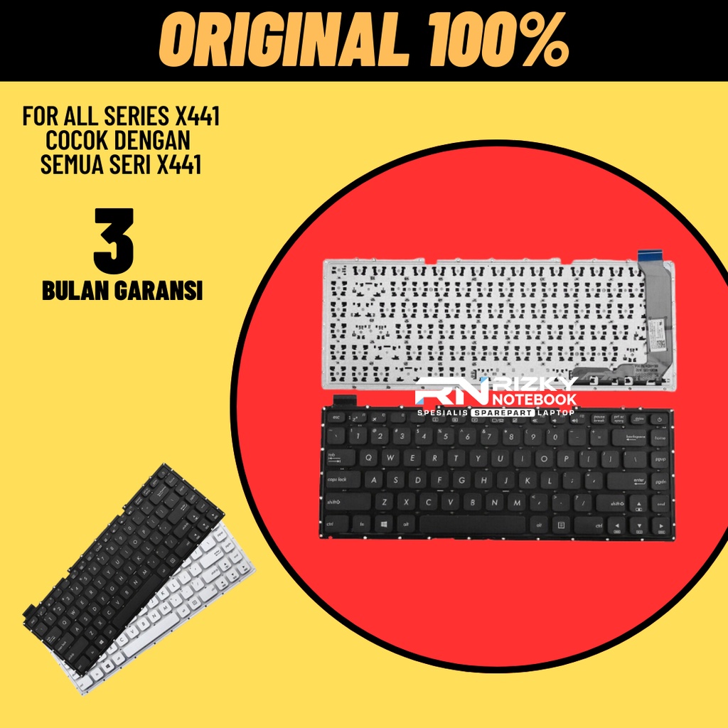 (ORIGINAL) Keyboard laptop ASUS X441 X441S X441SA X441SC X441U X441UA A441 A441U x441m x441b x441n