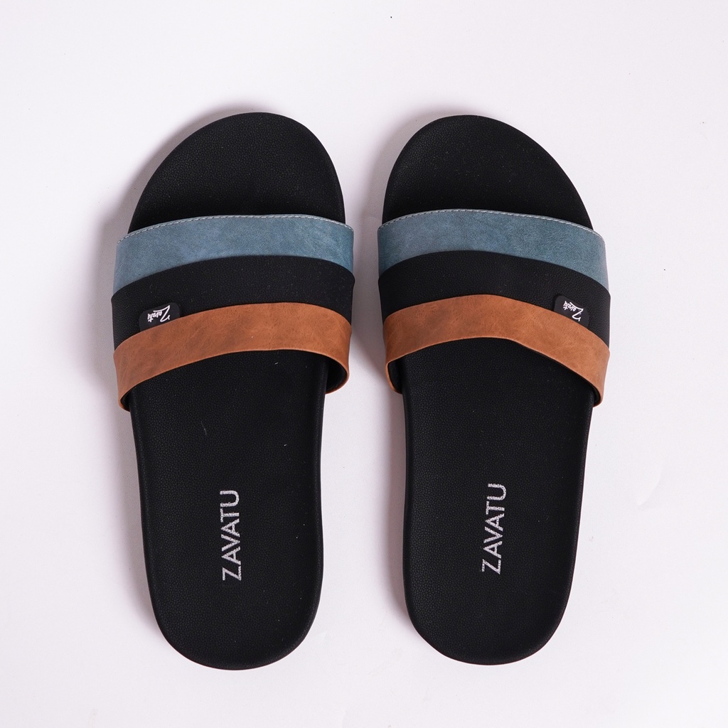 Sandal Pria Casual Slide Indoor Multi Colour Big Size / Sendal Selop Cowo Ukuran Besar 44-49