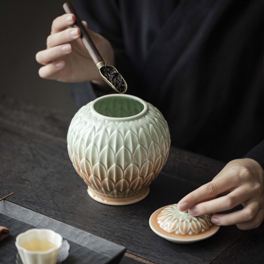 Tempat Penyimpanan Daun Teh Kopi/ Tea Leaves Canister Jar 1315