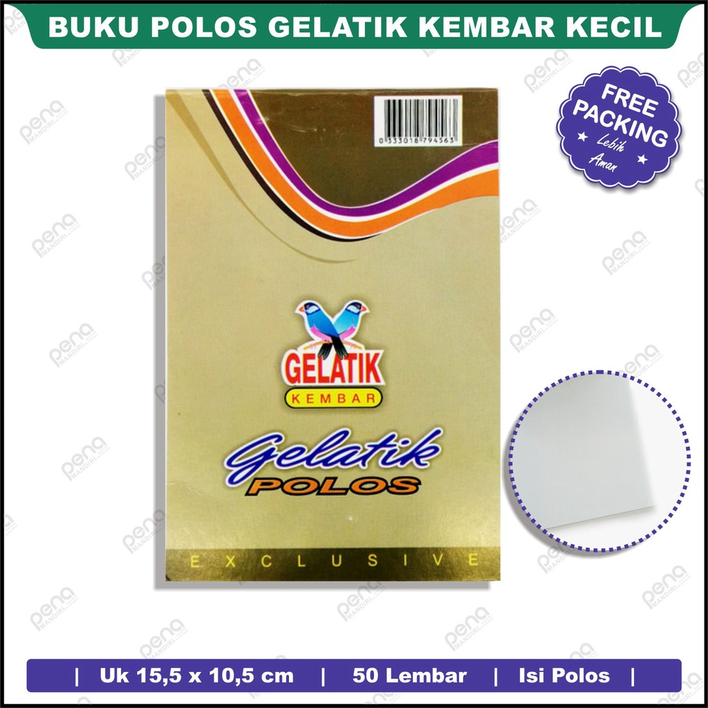 Block Note Gelatik Polos Buku Polos Kecil