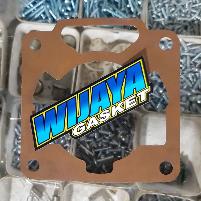 perpak paking gasket blok buring almunium alumunium ninja r rr tebal 0,5mm 0,8mm 1,0mm