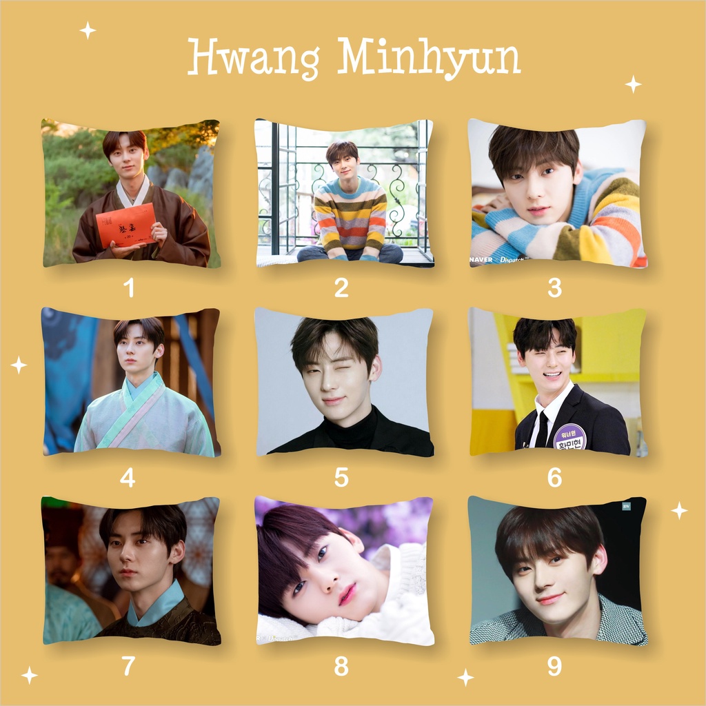 Bantal Aktor Korea LEE JUNHO LEE JAE Wook, Park Jihoon Hwang Minhyun , Yoo yeon seok