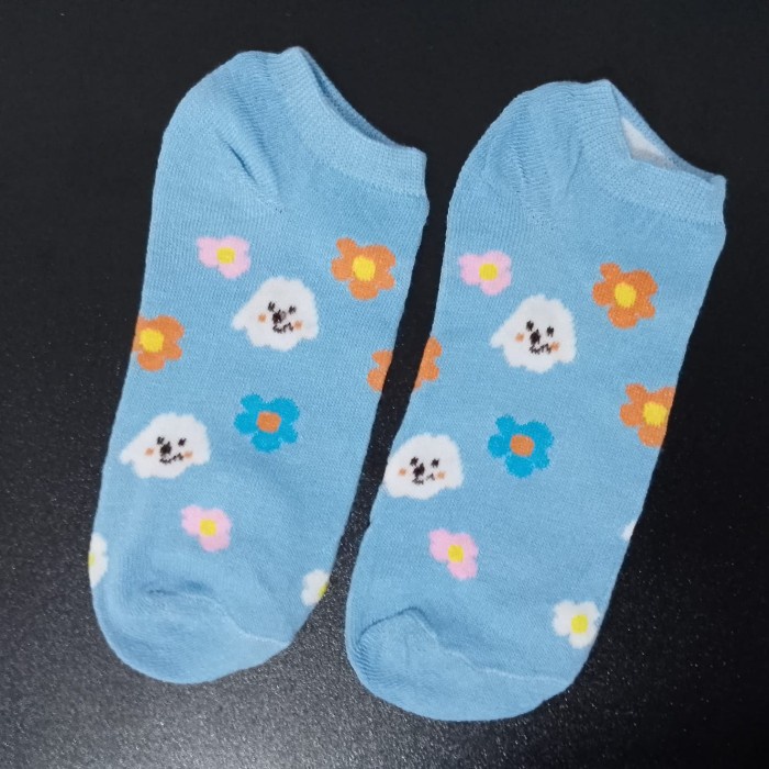 Kaos Kaki KS16 Kaos Kaki Fashion Wanita Korea Style Motif Kartun