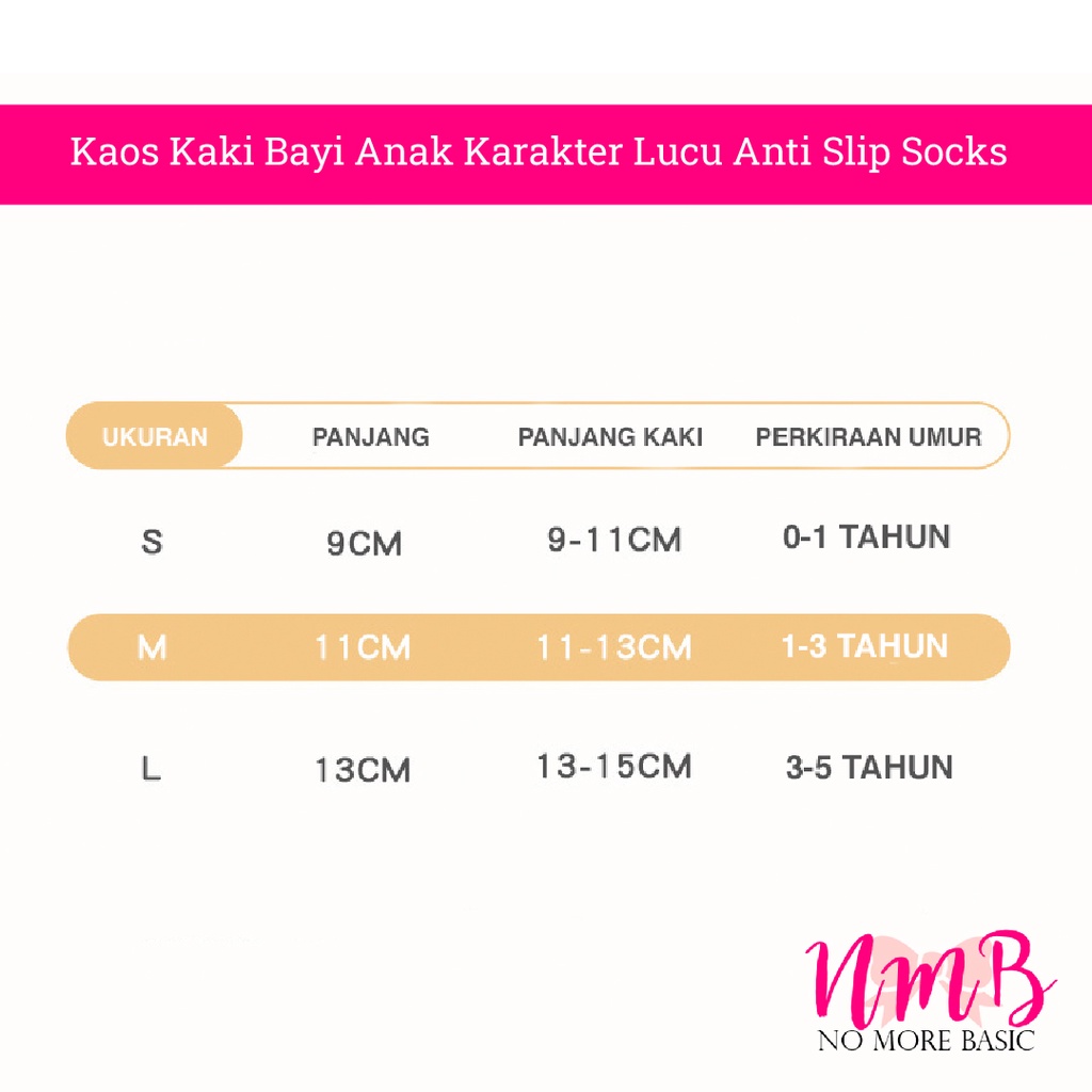 Kaos Kaki Bayi Anak Karakter Lucu Anti Slip Colorful Socks