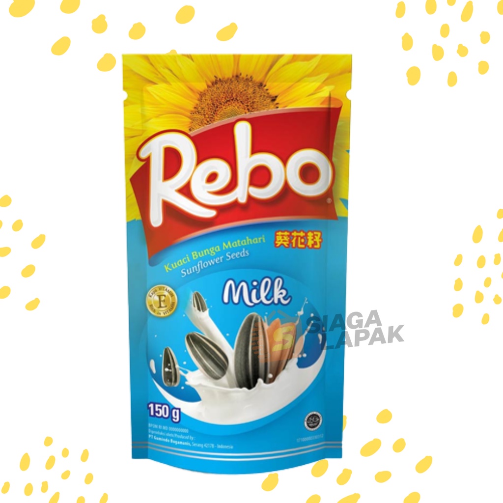 Kuaci Rebo All Varian 70gr Biji Bunga Matahari