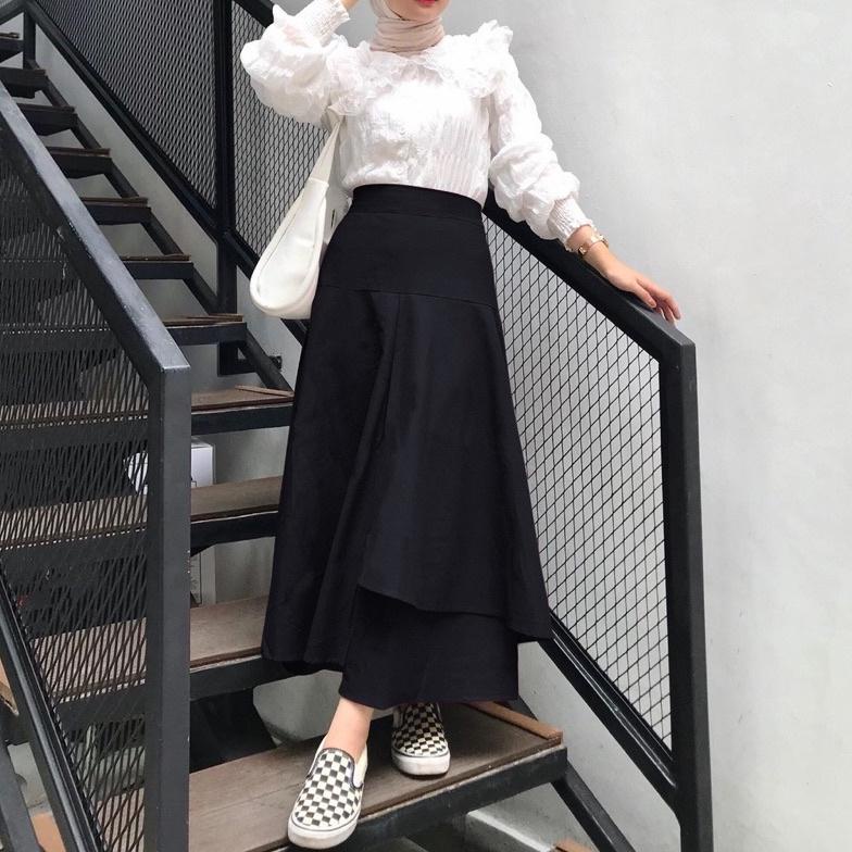 BEFAST - ZRD OOTD ROK WANITA VINA / MONALICA ROK SKIRT / PAKAIAN WANITA REMAJA / ROK MAXY POLOS / FA