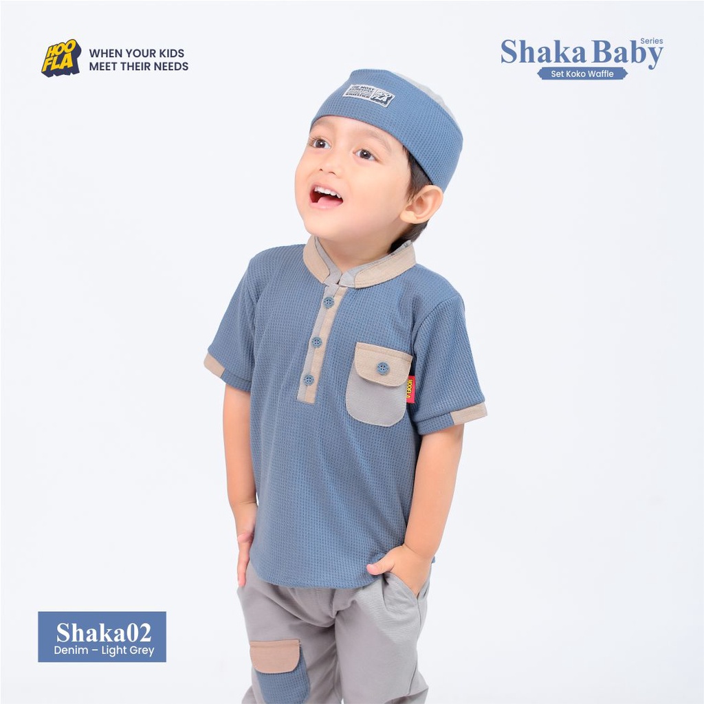 Baju Setelan Bayi Laki Laki 6 Bulan - 5 Tahun Hooflakids Shaka Setelan Koko Bayi 0 6 Bulan 6 12 Bulan Anak 1 2 Tahun 2 3 Tahun 4 5 Tahun Terbaru