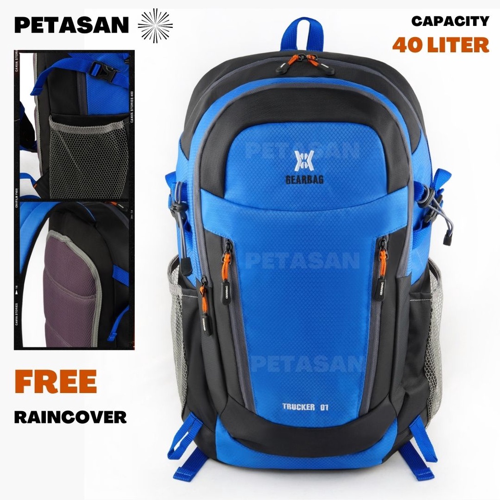 PTS - TAS RANSEL PRIA GEAR BAG 13155 RANSEL OUTDOOR 40 LITER - RANSEL PRIA - TAS LAPTOP