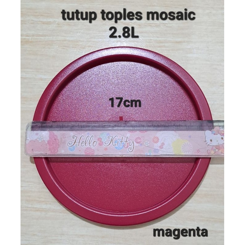 TUPPERWARE  TUTUP TOPLES MOSAIC 2.8L