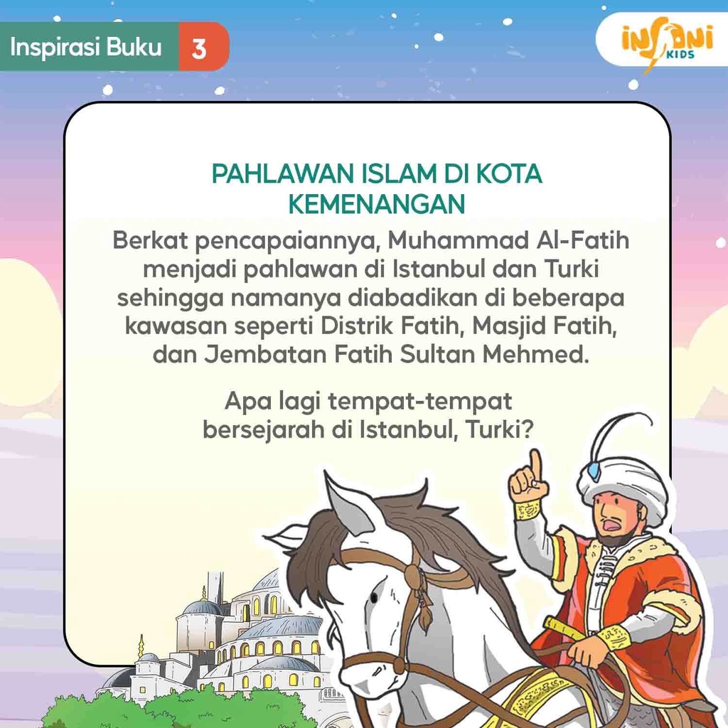 Buku Anak Islami Komik Petualangan Sula 2: Menyusuri Jejak al-Fatih di Kota Kemenangan - Gema Insani