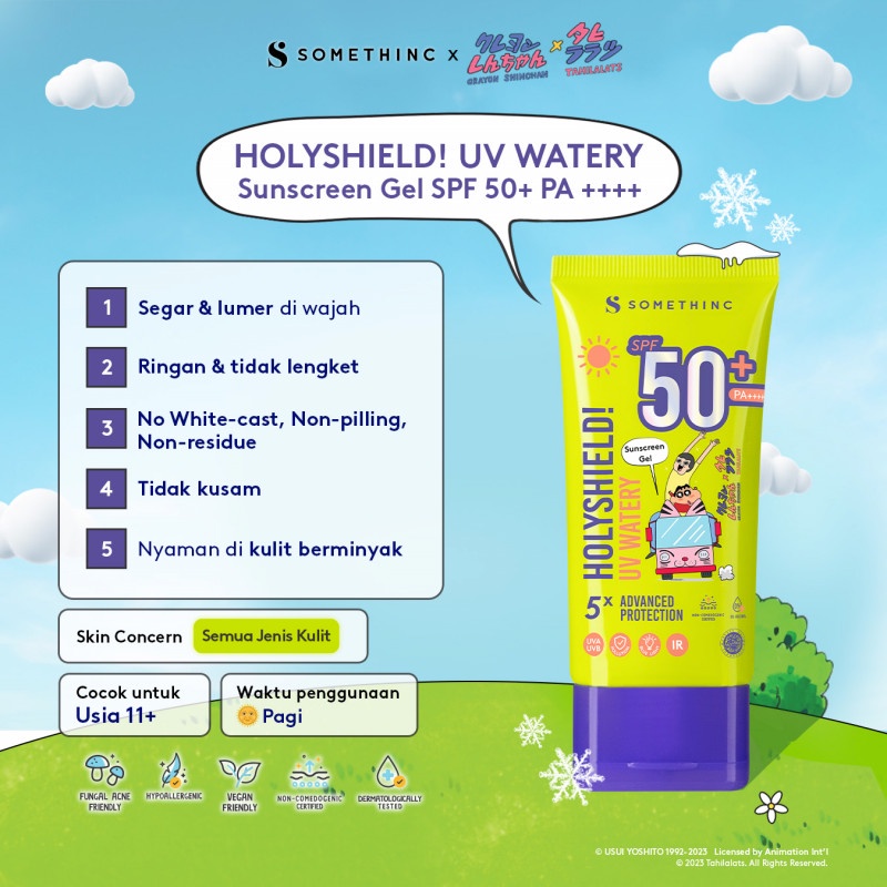 ❤ BELIA ❤ SOMETHINC GLOWING UP | HOLYSHIELD CORRECTOR SERUM | HOLYSHIELD MIST SPF 46 | UVA UVB Sunblock | Sun Stick (✔BPOM)