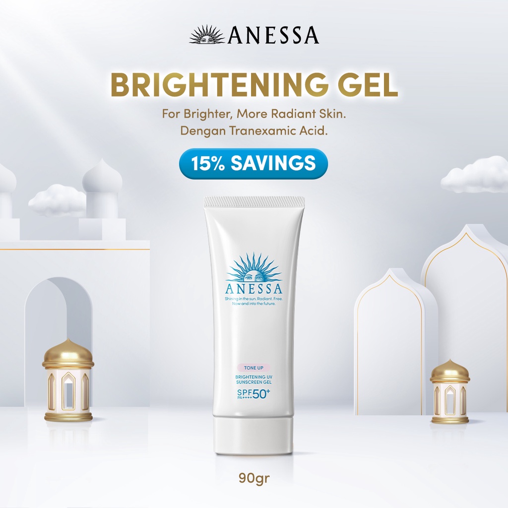 Jual Anessa Brightening UV Sunscreen Gel SPF 50+ PA++++ 90gr
