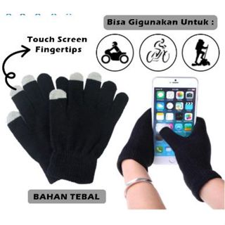 Sarung Tangan i-Glove Touch Screen / Hand Gloves Motor Gojek HP Tablet Touchscreen Smartphone [MF]