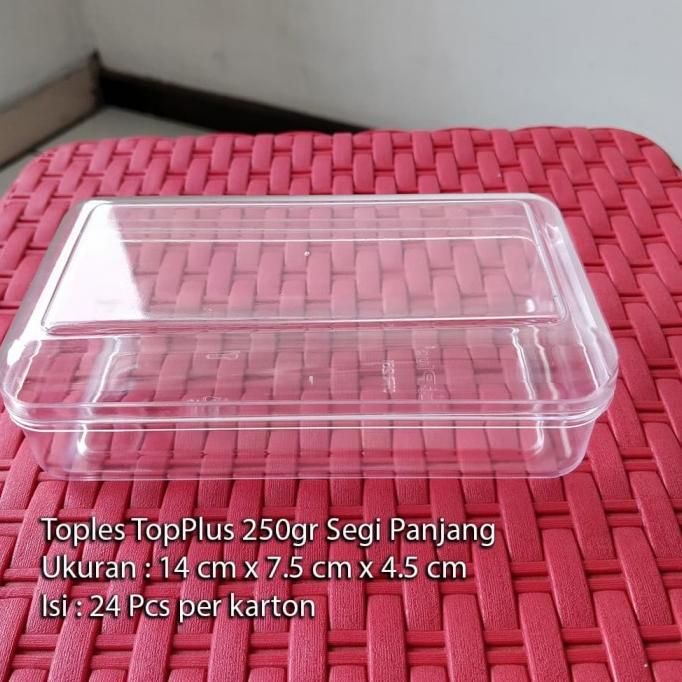 toples kue kering segi panjang 250gr merek topplus nastar coklat |gat