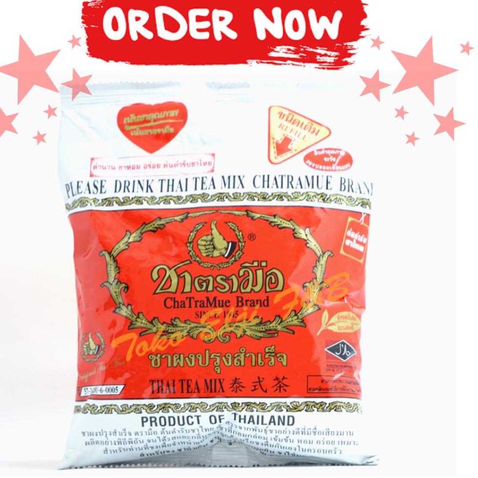 

Terbaruϟday Thai Tea Cha tra mue/ Thai tea mix chatramue 400gram