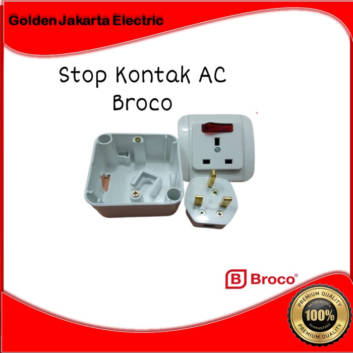 COLOKAN AC / STOP KONTAK AC / STOP KONTAK AC SET BROCO