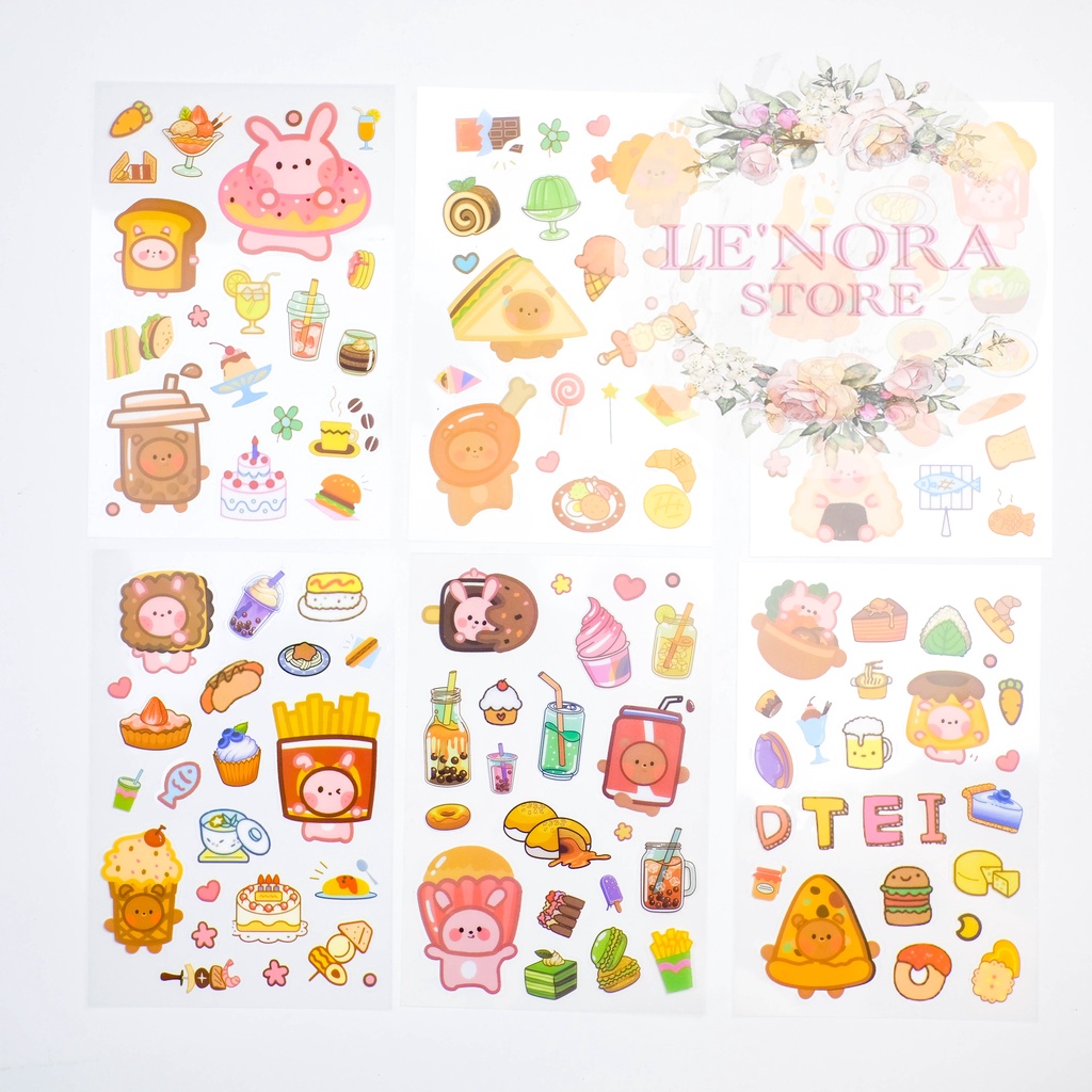 

Lenorastore - Sticker PET DIY Scrapbook Stiker Hias Lucu