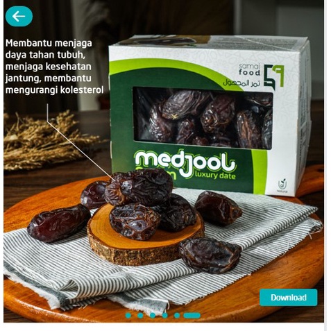 

Kurma Medjool 1 Kg Free Toples Delice 500 gr