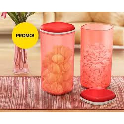 CRYSTAL CANISTER (TOPLES  KRISTAL TUPPERWARE ORI)