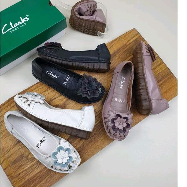 TERMURAH CLARKS FLAT BUNGA FLOWER 82-9 / CLARKS BUNGA / SEPATU WANITA clarks 858