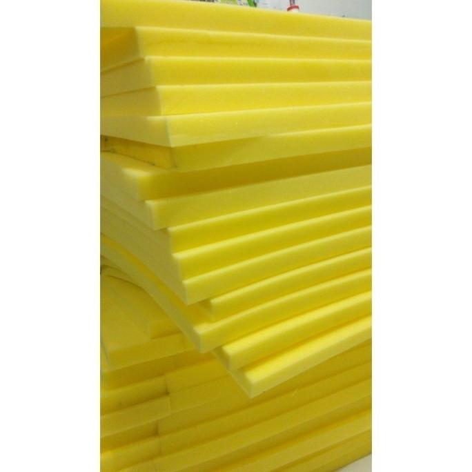 Busa Yellow/ Kuning 4cm Lembaran Density 28 untuk Matrass, Sofa, Kasur