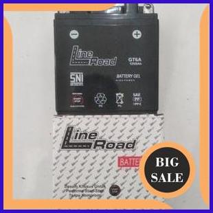 aki gtz6 a full gel grand prima alfa supra f1zr  bergaransi meek line road 1M4R23 parts