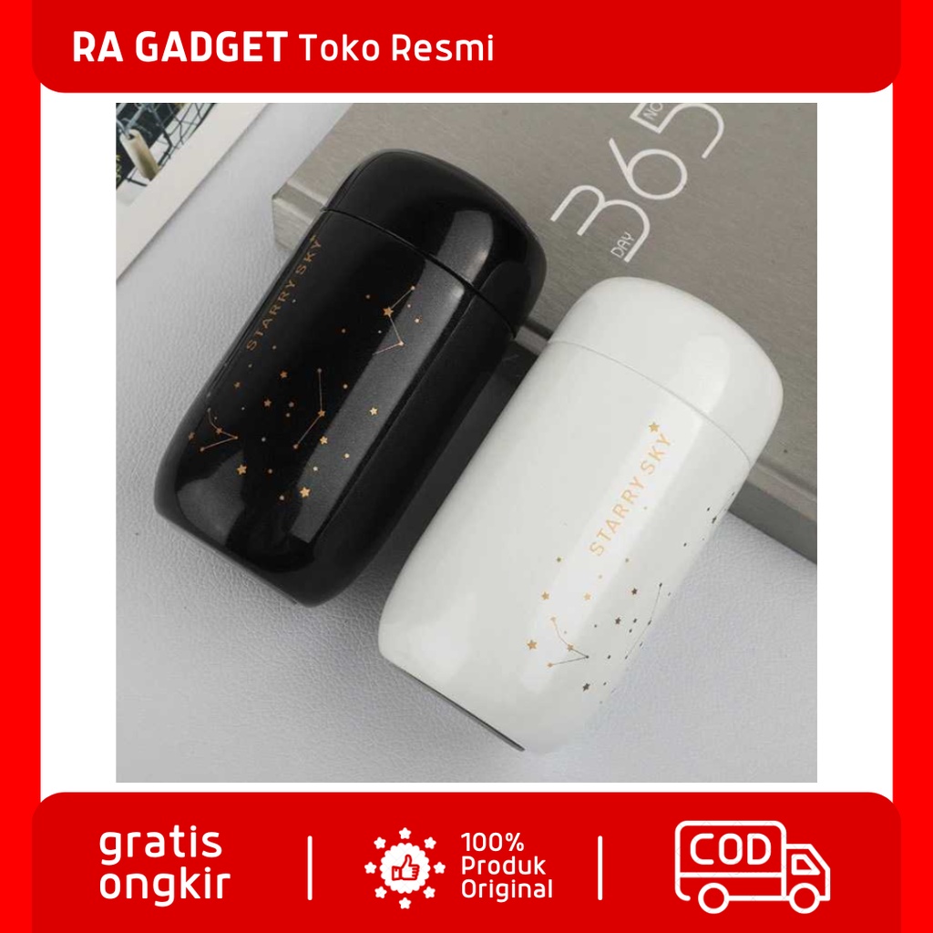 Botol Tumbler Kopi Teh Stainless Steel 200ml tahan 24 Jam / Botol Termos Air Panas Dingin Kopi Tahan