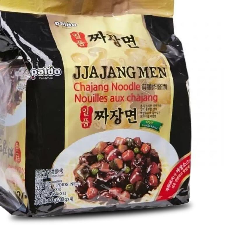 

➮ PALDO JJAJANGMYUN 1 PACK ISI 4 PCS - MIE INSTANT JJAJANGMEN KOREA ✷