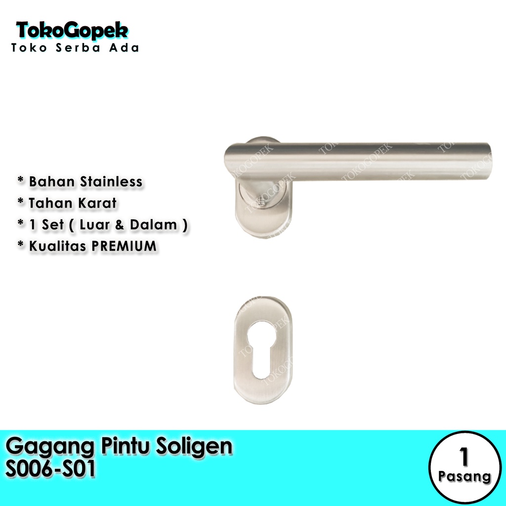 DOOR HANDLE - HANDLE PINTU RUMAH PISAH - GAGANG PINTU STAINLESS