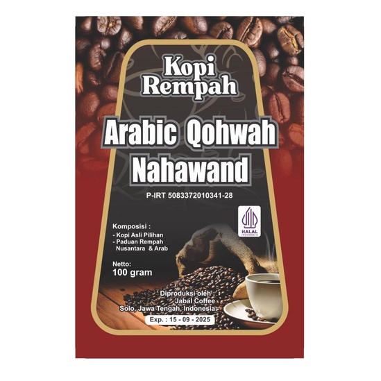 

Kopi Rempah Arabic Qohwah Nahawand Kopi Manten netto 100 gram