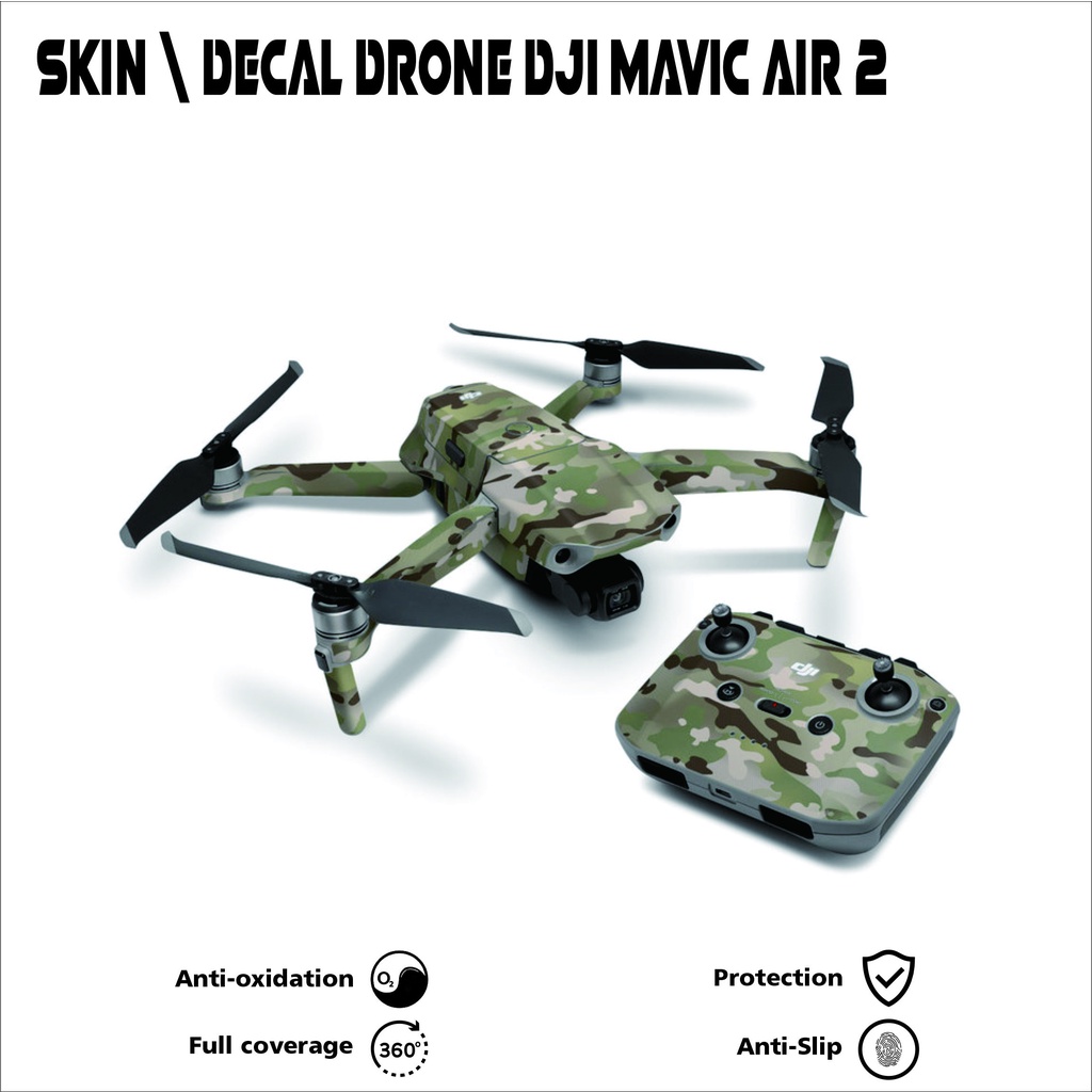 SKIN  DECAL DRONE DJI MAVIC AIR 2 FC CAMO