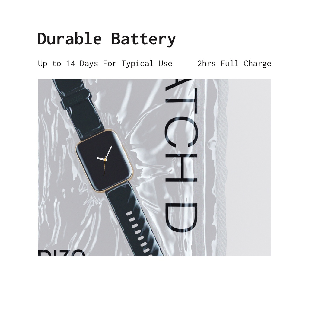 DIZO Watch D 1.8 inch Dynamic display with 550nits brightness (by realme techLife) Green color