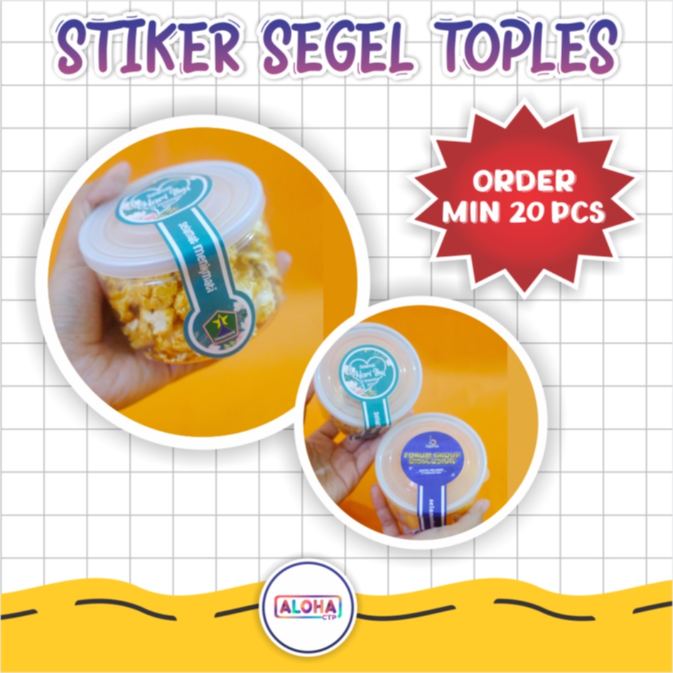 

CETAK STIKER SEGEL TOPLES