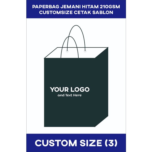 

PAPERBAG HITAM CUSTOMSIZE / PAPEBAG SABLON / PAPERBAG DISTRO / PAPERBAG BUTIK