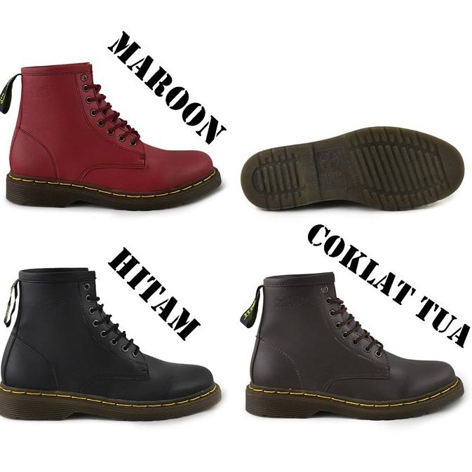 MENARIK SEPATU DOCMART DR. MARTENS DR MARTENS HIGH BOOTS CASUAL PRIA